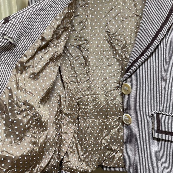 Nanette Lepore Black and White Striped Blazer - Picture 8 of 15